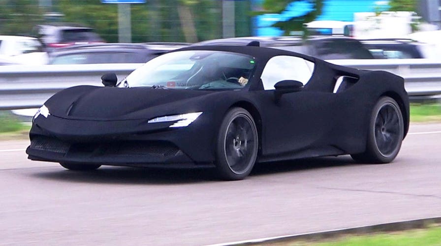 Stealth black Ferrari spotted near test facility, but what is it?